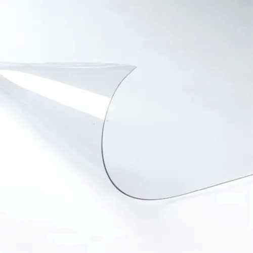 Chapa Placa Pvc Transparente Cristal Flexível 120mx60cm espessura 0,30mm